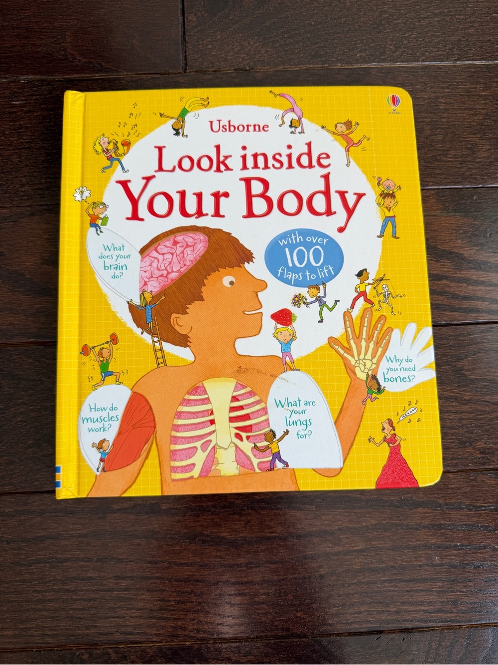 Usborne Look Inside Your Body - Yellow Kids Educational Book